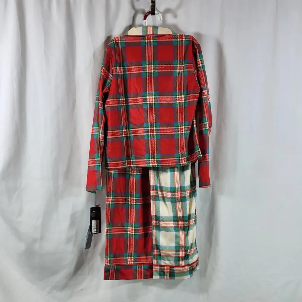 Art Class Long Sleeve Holiday Pajamas, Multi-color, Youth Sz M, NWT